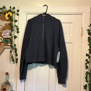 Scuba Oversized Half-Zip Hoodie